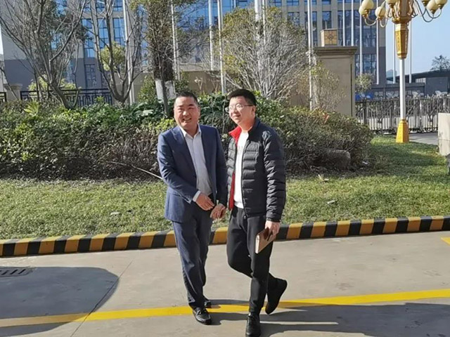 新春伊始，龙湾区空港管委会辅导率队光临集团走访慰问